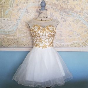 Beaded Sweetheart Dress